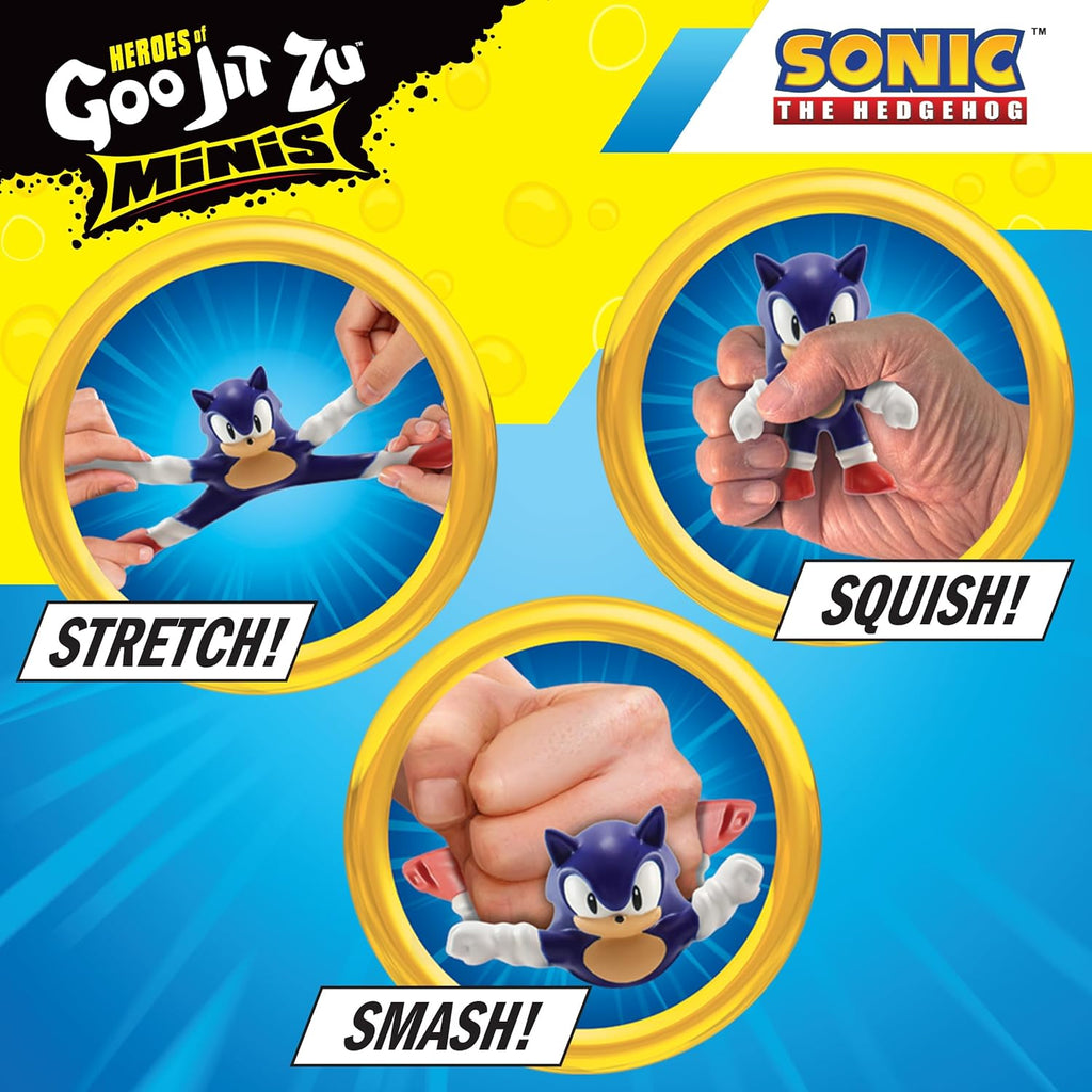Heroes of Goo Jit Zu Sonic Minis – Stretchy Action Figures, Season 4