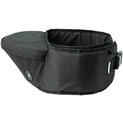 Hippychick Hipseat Baby Carrier | Ergonomic Back Support | Denim Black