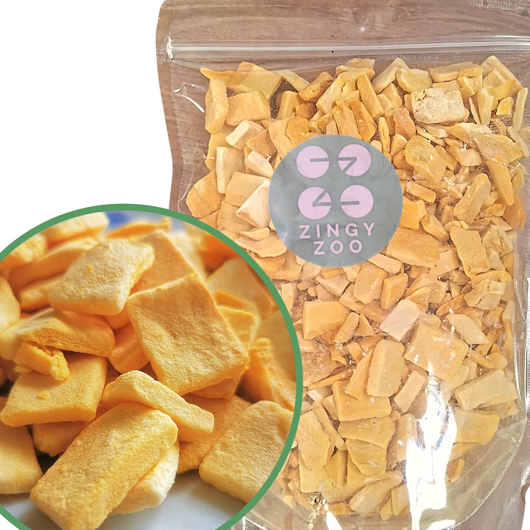 Jolof Store Freeze Dried Mango Chunks – 300g Pure Natural Vegan Snack