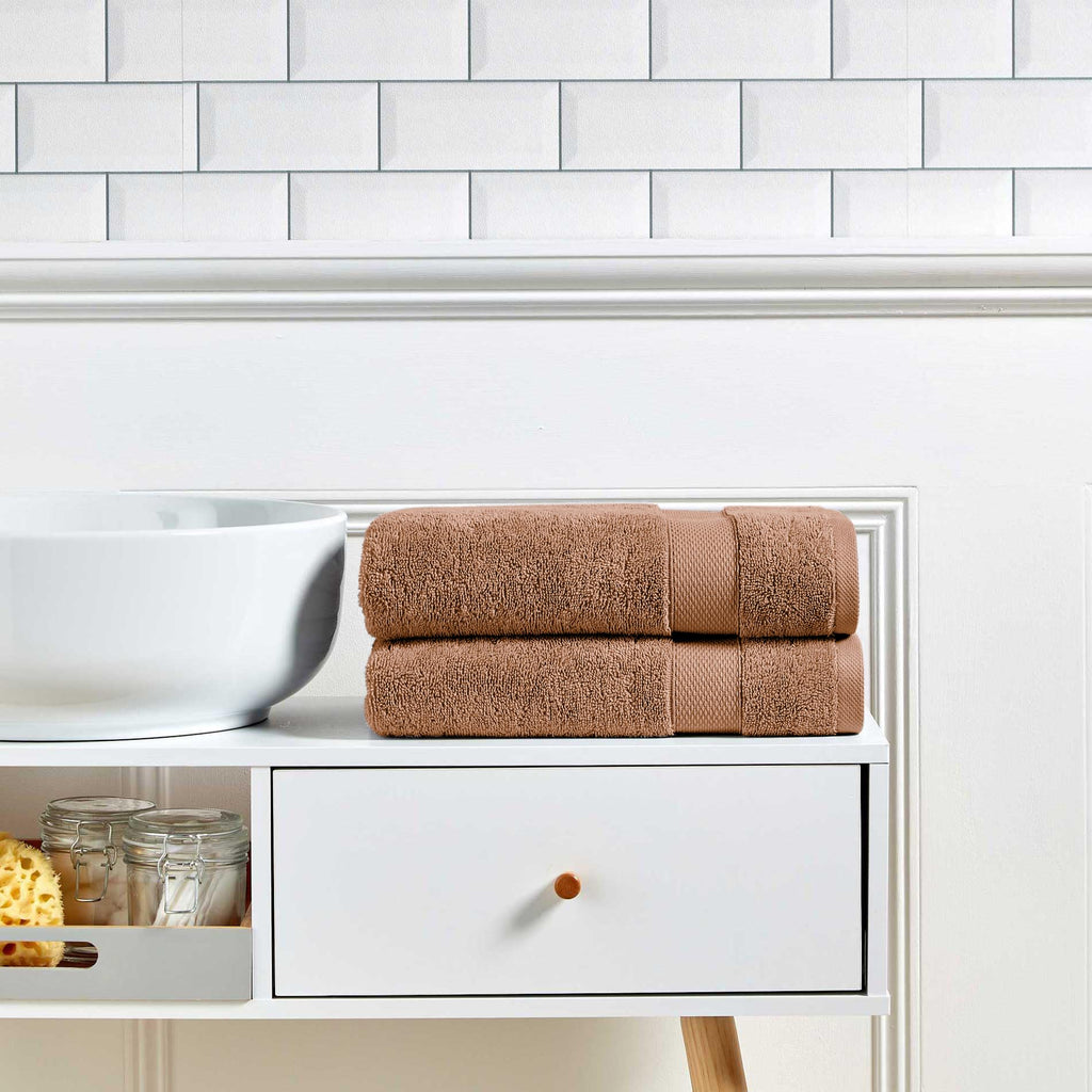 Christy Refresh Bathroom Towel Set | Set of 4 | 4 Face Cloth Set | Quick Dry | Gentle Pastel Tones | Soft Absorbent Shower Towels - image 2