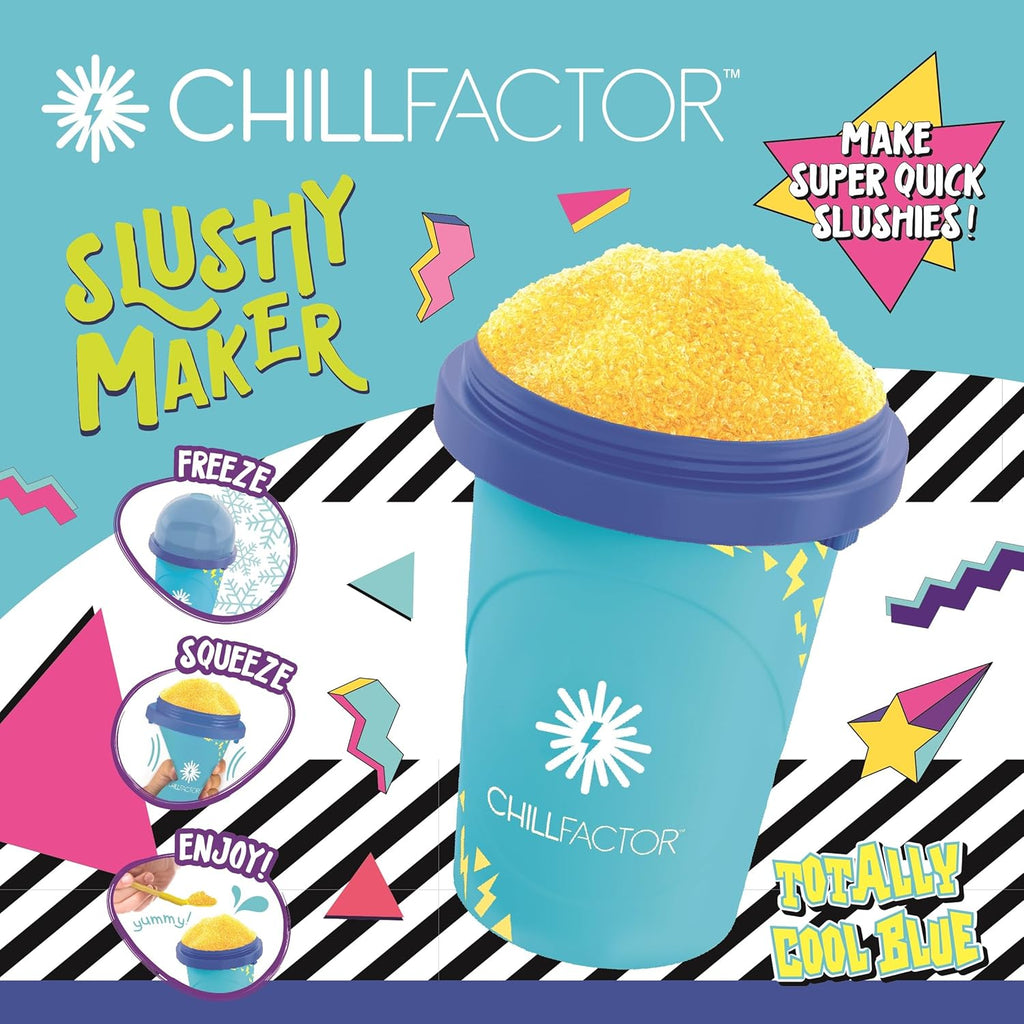 ChillFactor Colour Shock Slushy Maker – Rapid Freeze Reusable Cup in Pink
