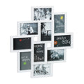 Relaxdays 10-Photo Collage Picture Frame | White Multi-Photo Wall Decor