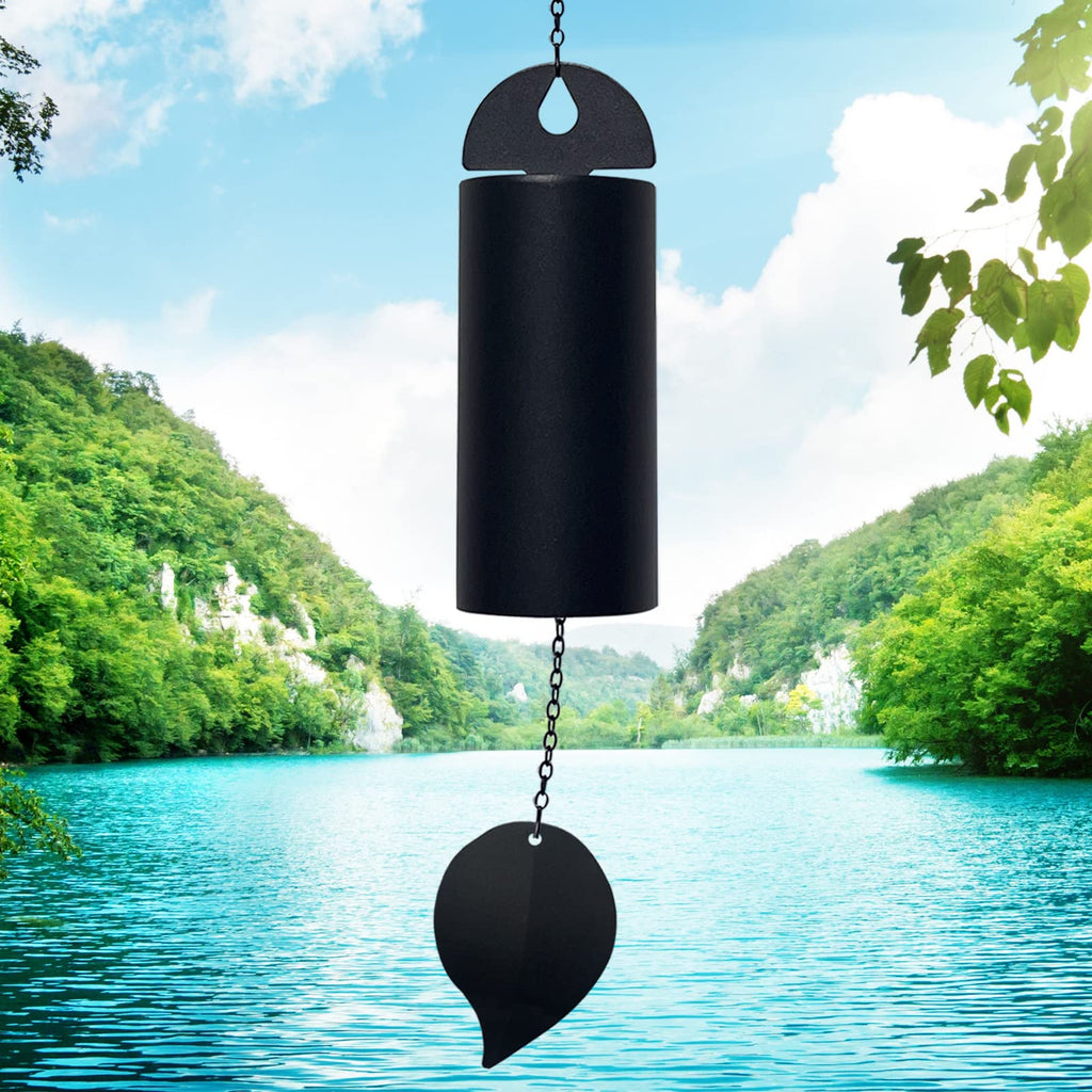 Jolof Store 528 Hz Deep Tone Wind Chimes - 30 Inch Antique Brass Bell