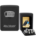 Alta Monte® Premium Key Safe – Outdoor Wall Mounted Key Lock Box, 4-Digit Combination, Heavy Duty Aluminium, Waterproof & Rust Resistant - image 1