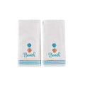 SKL Home South Seas 2-Piece Cotton Hand Towel Set | White Beach Decor