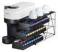 HFHOME 3-Tier Coffee Pod Holder Drawer for 90 Nespresso Vertuo Pods