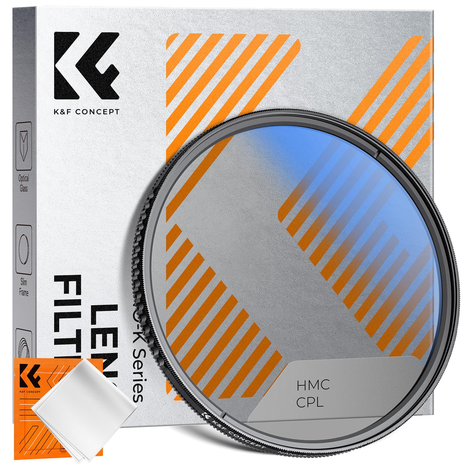 K&F Concept 77mm CPL Circular Polarizing Filter | Nano-K Multi Coated