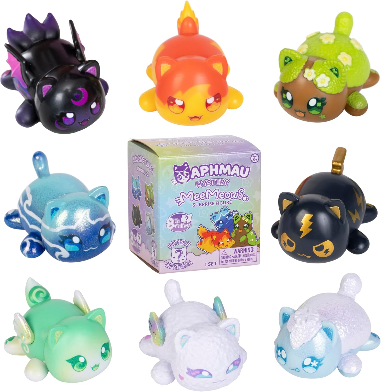 Aphmau MeeMeow Mystery Figures – Series 7 Elemental Blind Box Cat