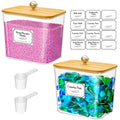 Lifewit Laundry Pods Container with Label Sticker& Scoop, 2L, 2 Pcs - image 1