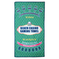 Oliphant Vegas Nights Gaming Beach Towel | Poker & Blackjack Microfibre
