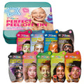 7th Heaven Peel Off Face Mask Gift Set - 9 Vegan Skincare Masks in Tin