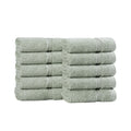 Superior Egyptian Cotton Face Towel Set - 10 Piece, 600 GSM, Sage
