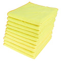 Yellow Microfibre Cleaning Cloths 10 Pack | 280gsm 40x40cm