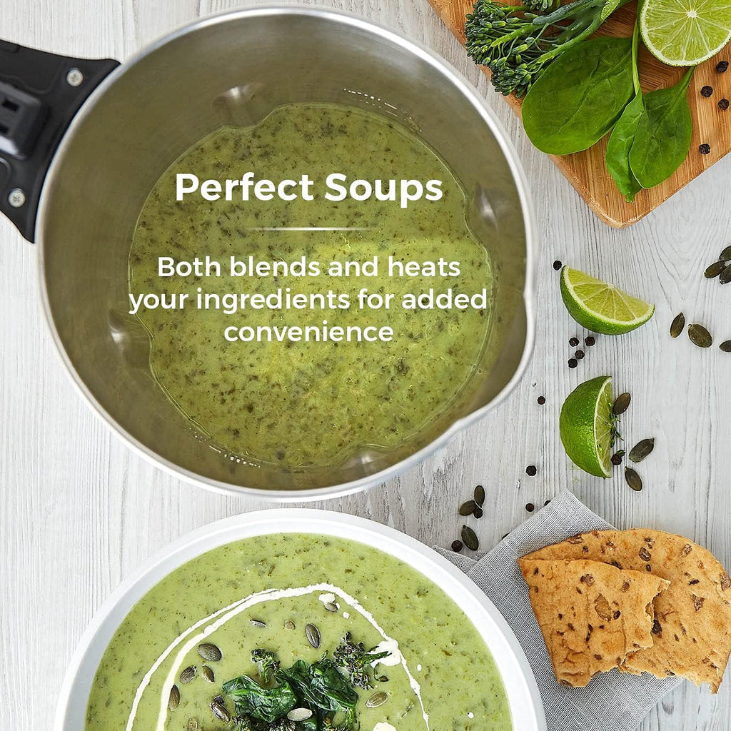 Tower T12031 Soup and Smoothie Maker | 1.6L Stainless Steel | 1000W