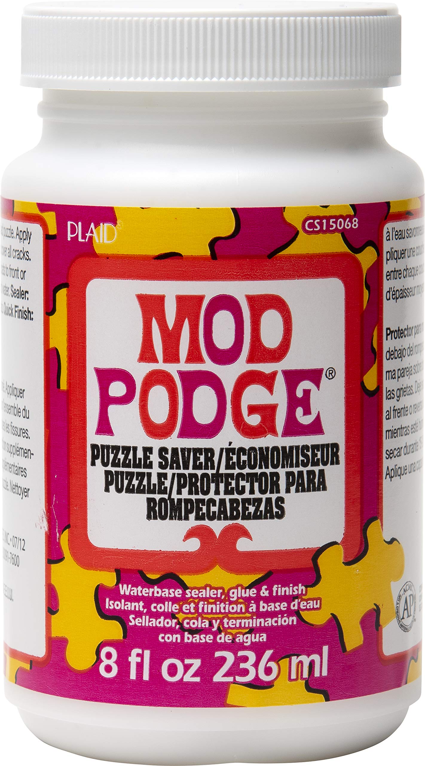 Mod Podge Puzzle Saver – Glossy Sealer, Glue and Finish, 236 ml Bottle
