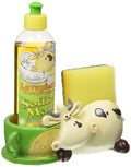 Paul Clear Cow Alice Sponge and Detergent Holder | Marmoresina Kitchen Caddy
