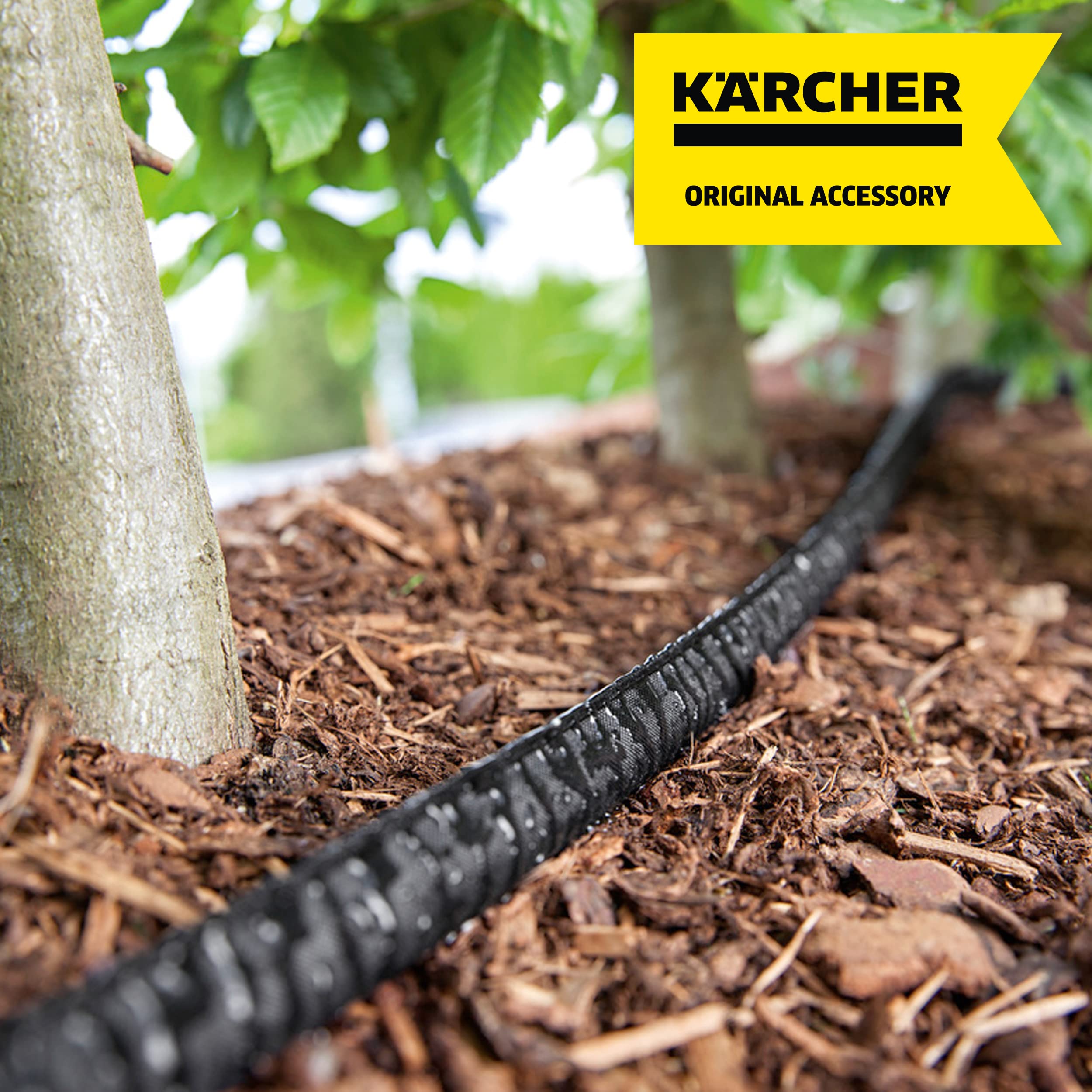 Kärcher 25m Soaker Hose for Garden Irrigation System - Black