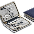 MR.GREEN 9-in-1 Manicure Set | Stainless Steel & Full Grain Leather