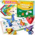 Mocoosy 224 Sheets Origami Kit for Kids – 72 Patterns with Guide Book