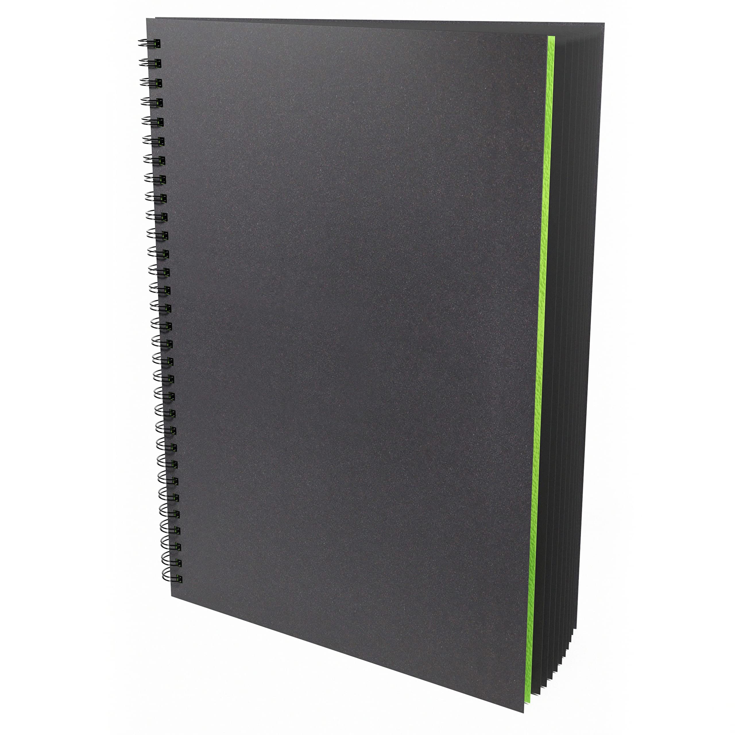 Artgecko Black Toned A3 Sketchbook | 200gsm Mixed Media Card | 80 Pages