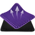 Nymblis Gel Seat Cushion, Cool Honeycomb Cushions with Cloth Cover, 42cm