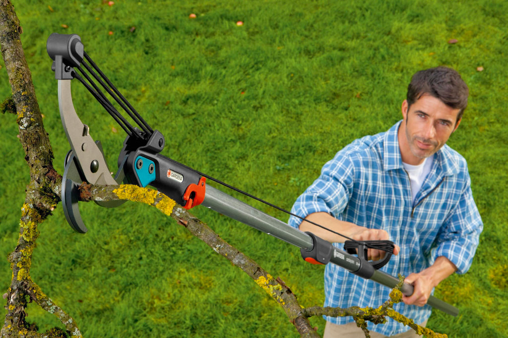 Gardena Combisystem Anvil Branch Pruner – 35mm Cut with 5-Fold Transmission