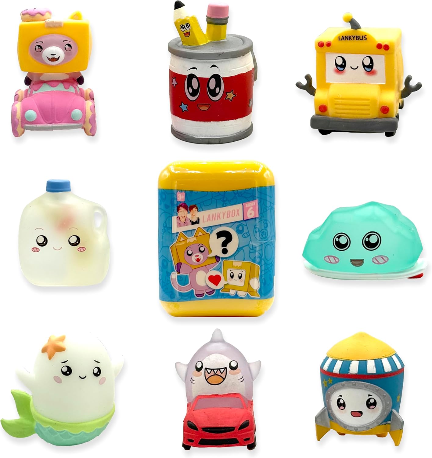 LankyBox Series 6 Mini Mystery Figures – Squishy Collectible Toy