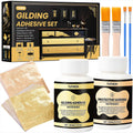 TUFINEIN Gold Leaf Gilding Kit – Water Based Adhesive and Varnish Set