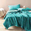 YISURE Waterproof Intimacy Blanket – Leakproof Flannel Bed Cover, 80x60 Green