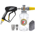 Tool Daily 5000 PSI Pressure Washer Gun with 1.5L Foam Cannon & Swivel