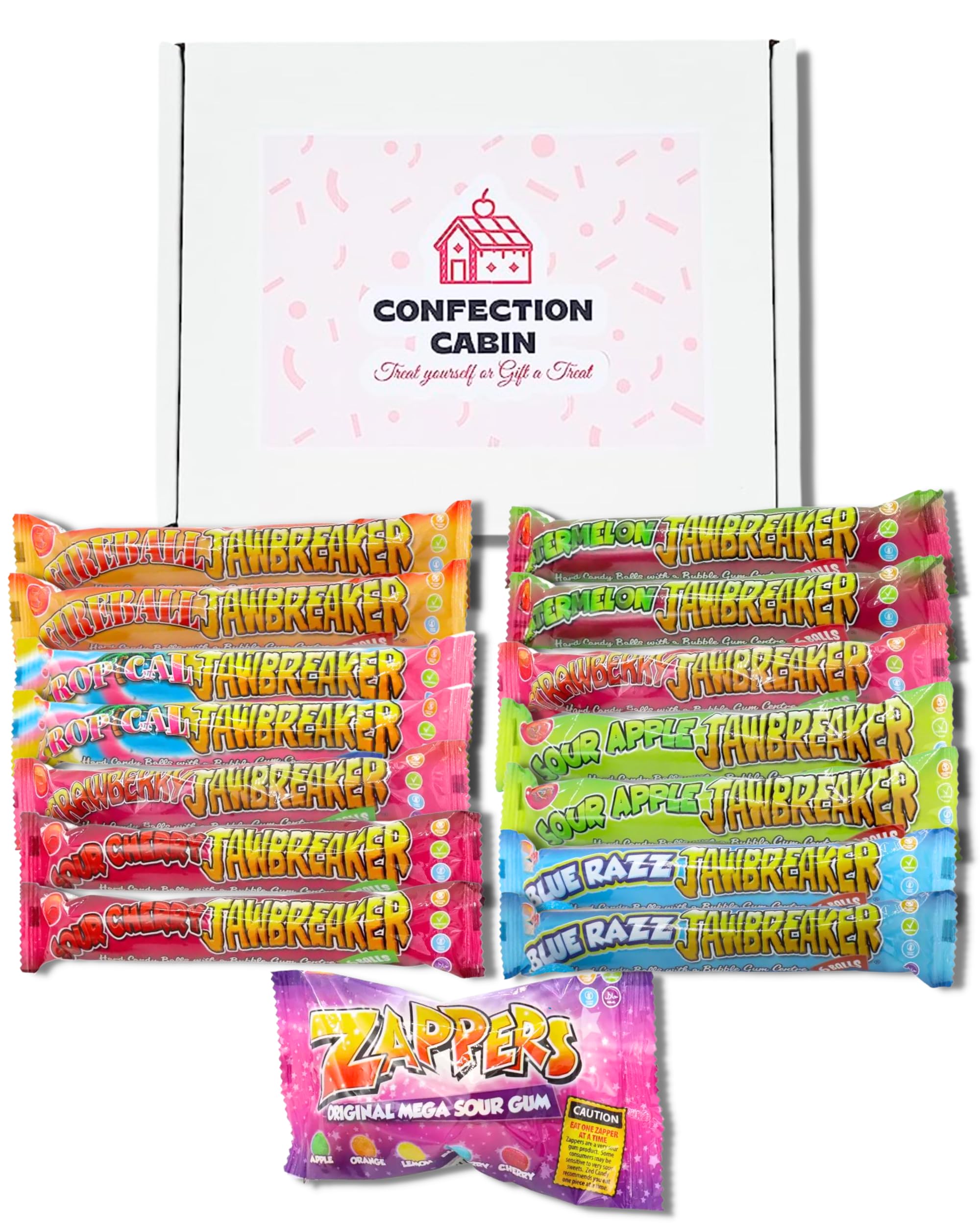 Jolof Store Jawbreaker Sweets Selection Box | 15 Packs Retro Candy