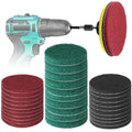 GOH DODD 30-Piece 5 Inch Power Scrub Pads Drill Attachment Kit