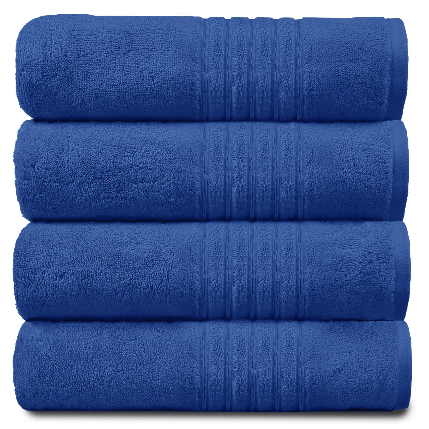 Jolof Store Hampton Bath Towel Set | 100% Ringspun Cotton 450 GSM - Blue