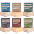 Mens Bar Soap Set - 6Pcs Natural Exfoliating & Scrub Soap