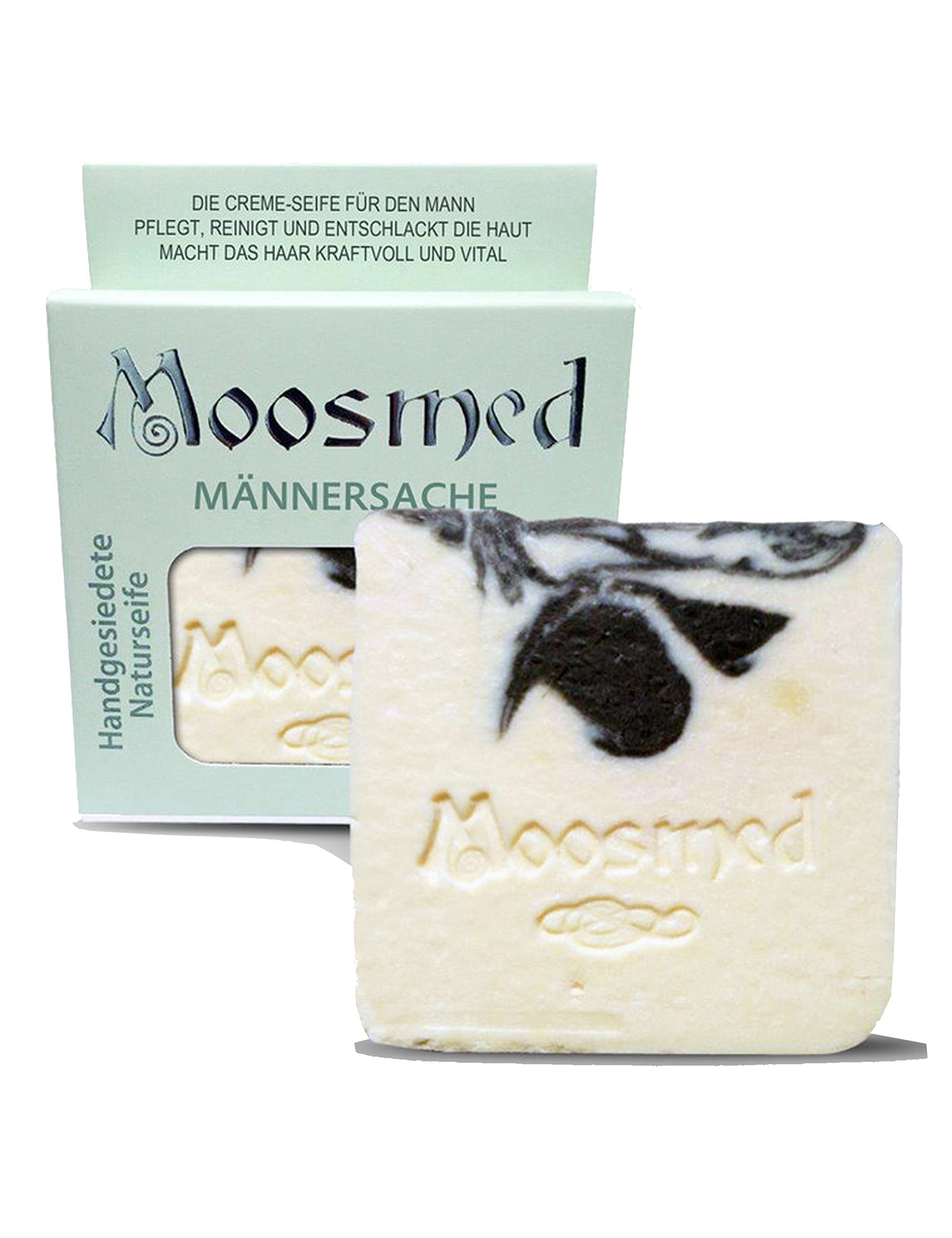 Moosmed Men's Natural Body Wash and Grooming Soap - Pack of 1