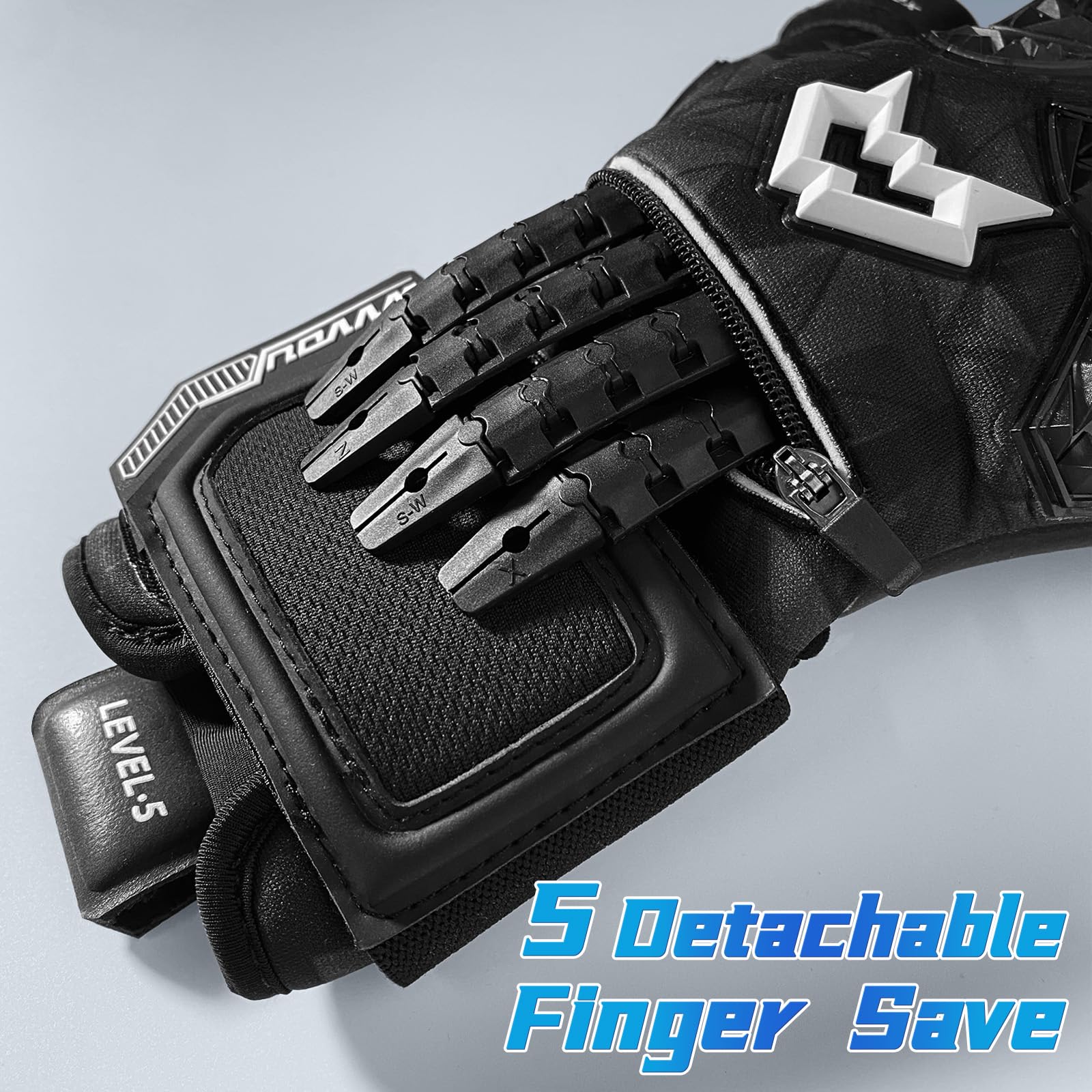 WVVOU Goalkeeper Gloves – Pro Soccer Goalie Gloves with Fingersave
