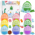 SHUCHING 9 Large Dinosaur Bath Bombs with Surprise Toys for Boys