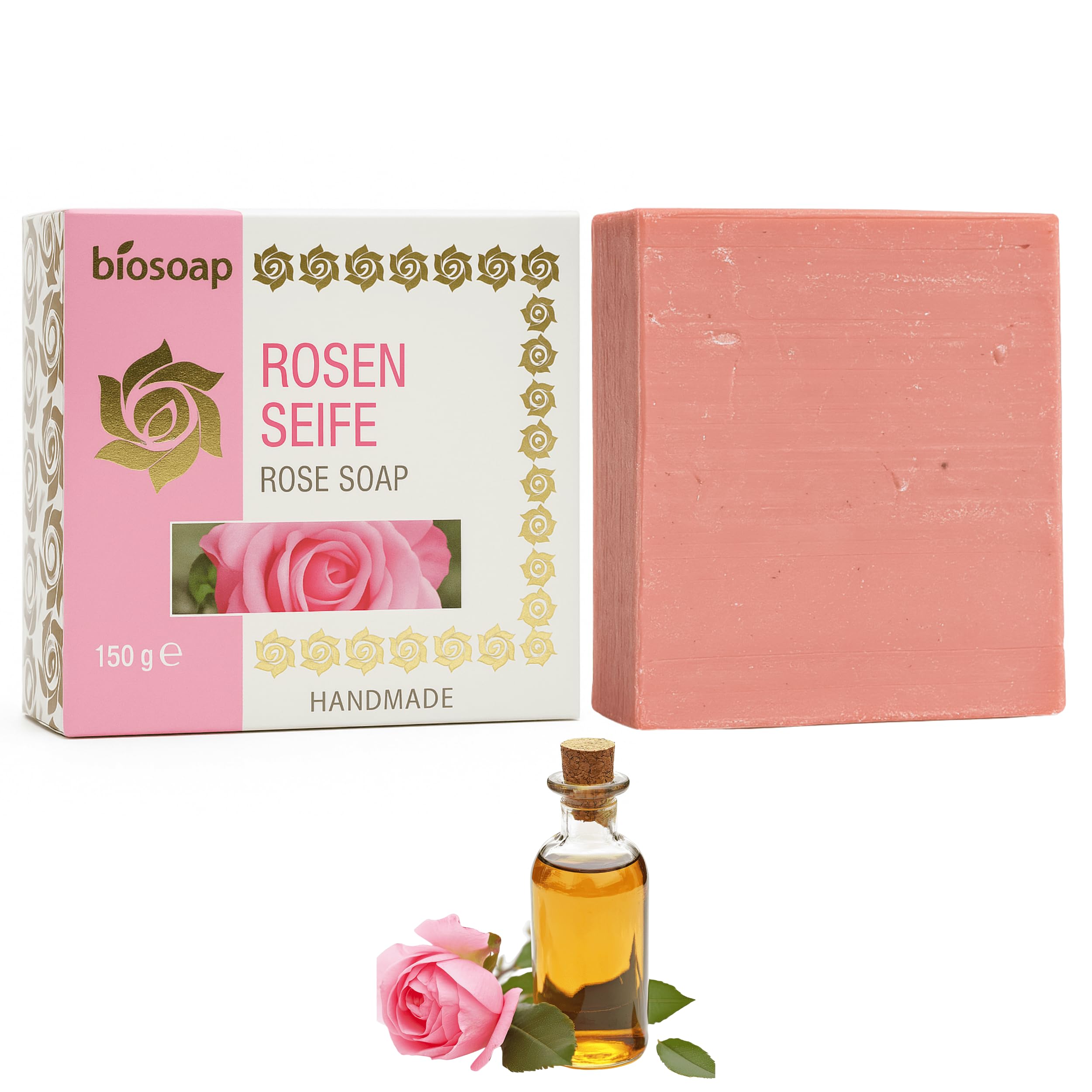 Handmade Rose Soap – Natural Skin Care with Real Rose Oil