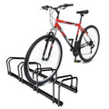 VOUNOT 4 Bike Stand - Floor or Wall Mounted Garage Bicycle Rack, Black