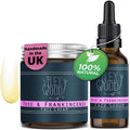 The Ilex Wood Natural Anti-Ageing Face Cream & Serum Set - Rose & Frankincense