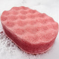 Puddle of Wax Lost Cherry Exfoliating Soap Sponge with Shea Butter
