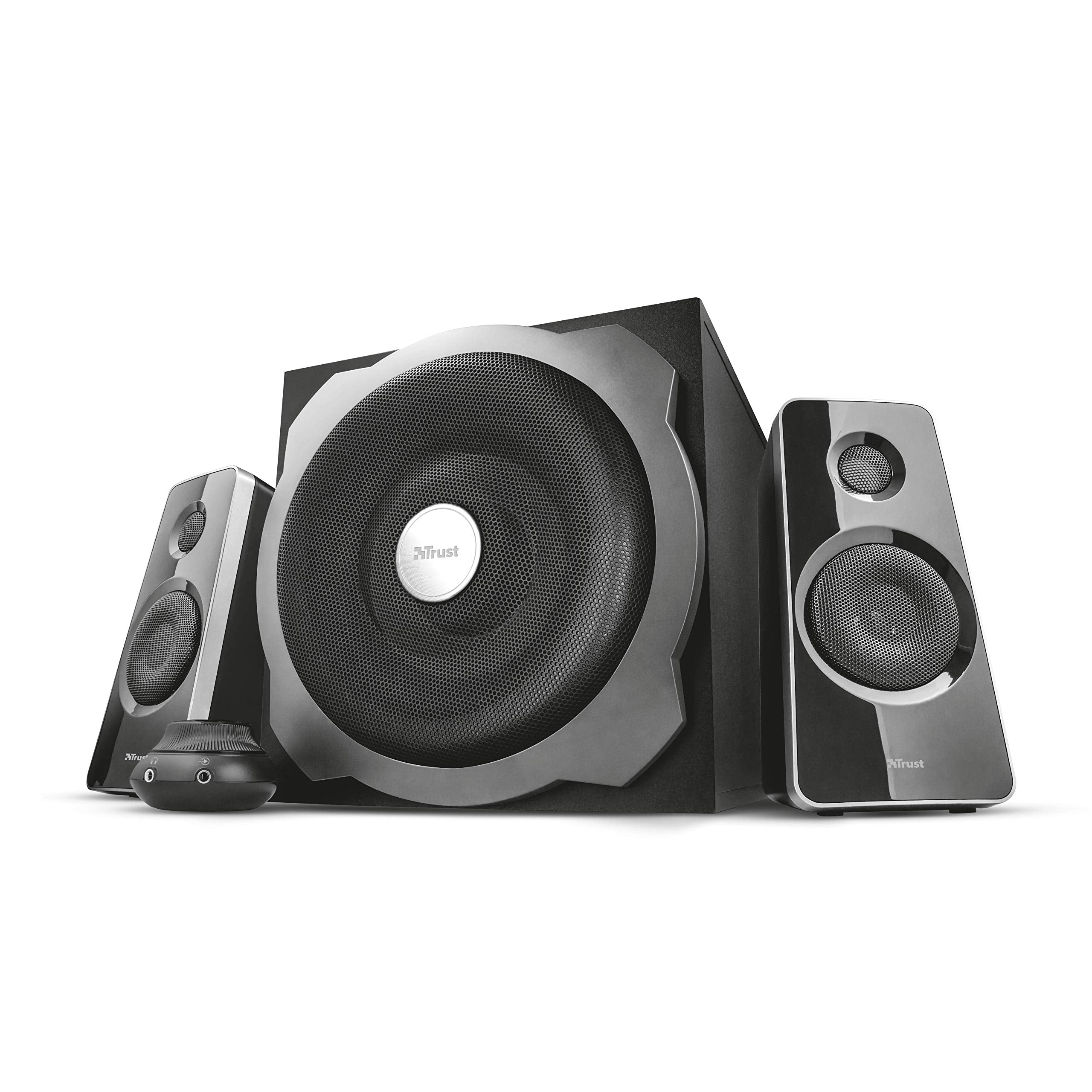 Trust Tytan 2.1 PC Speakers with Subwoofer - 120W Wired Sound System