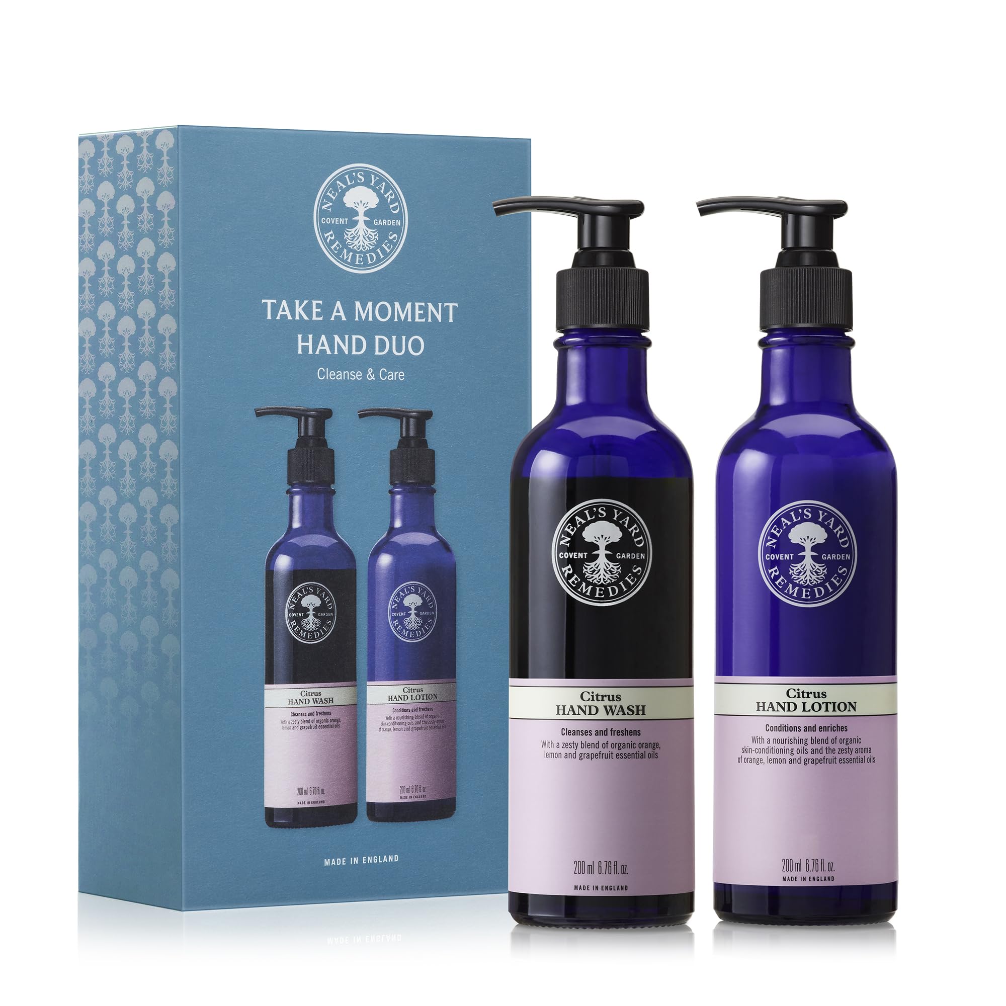 Neal's Yard Remedies Citrus Hand Wash & Lotion Gift Set - Vegan Duo