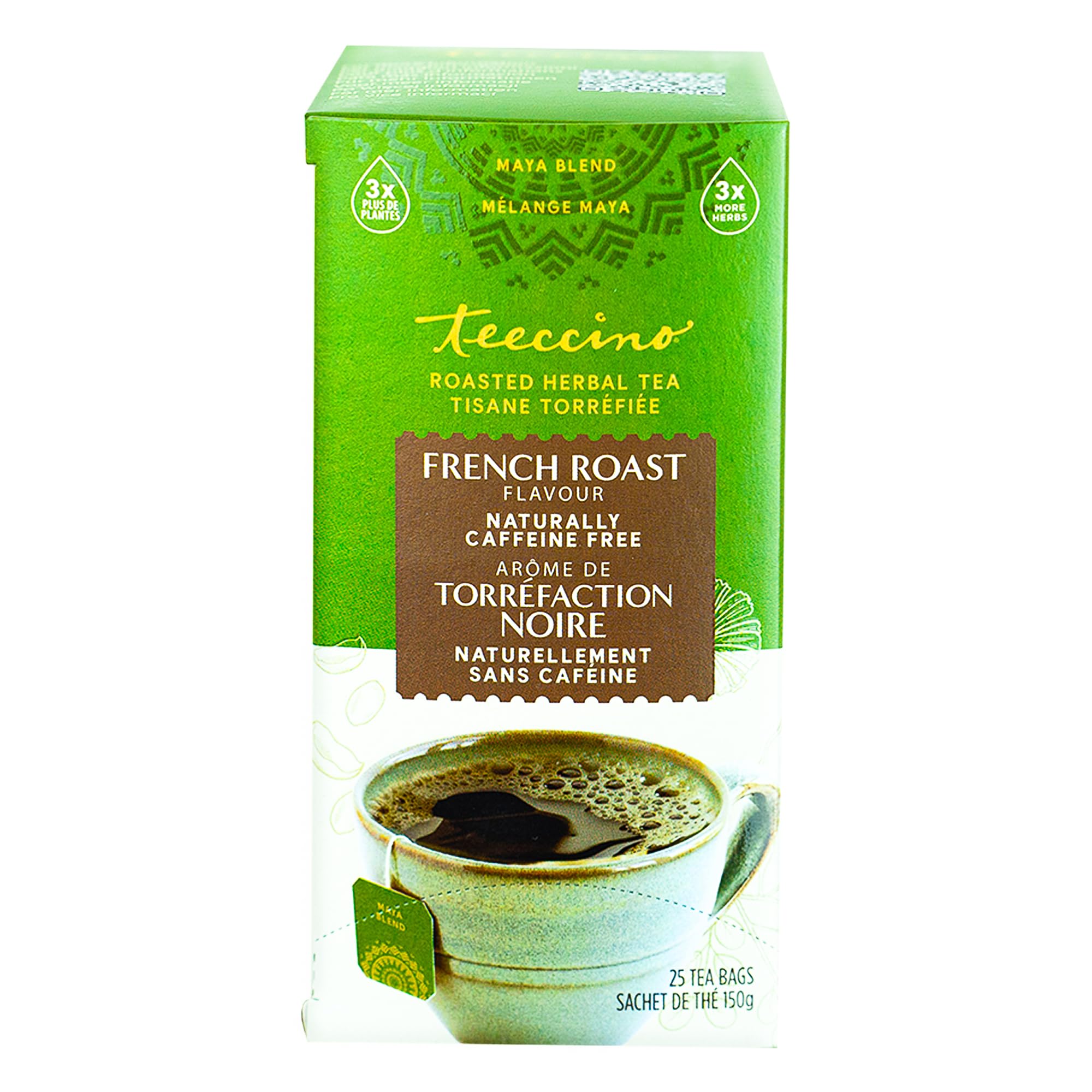 Teeccino French Roast Herbal Tea | Caffeine Free Coffee Alternative
