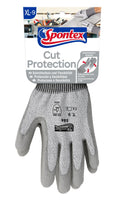 Spontex Cut Protection Work Gloves – Level 5 EN 388 PEHD Safety Gear