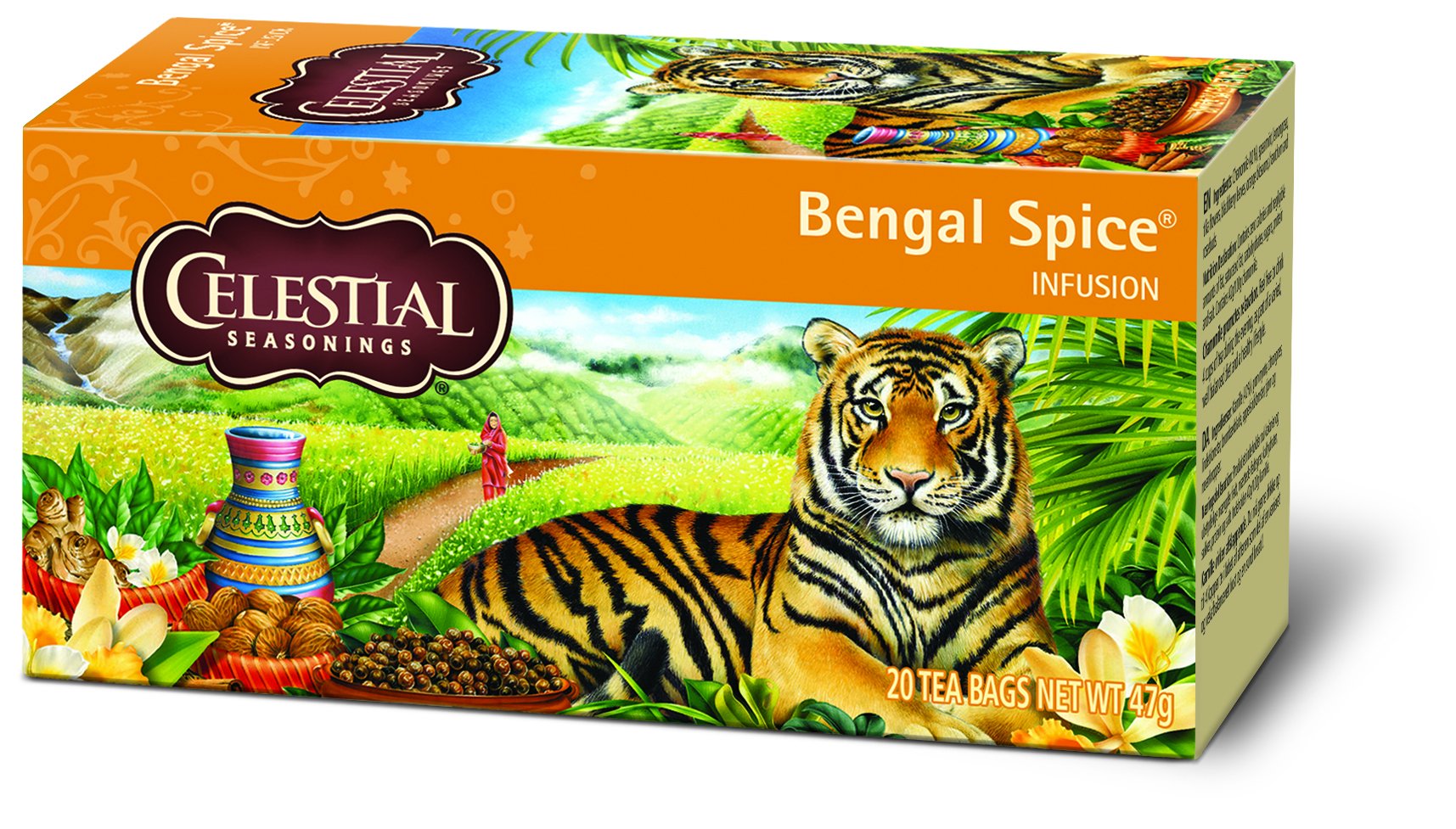 Celestial Seasonings Bengal Spice Herbal Tea - 120 Teabags (Pack of 6)