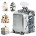 5-Pack Jumbo 100x150cm Clear Plastic Storage Bags with Ties, 2 Mil Heavy-Duty Protection for Oversized Items, Car Seats, Strollers, Suitcases - image 1