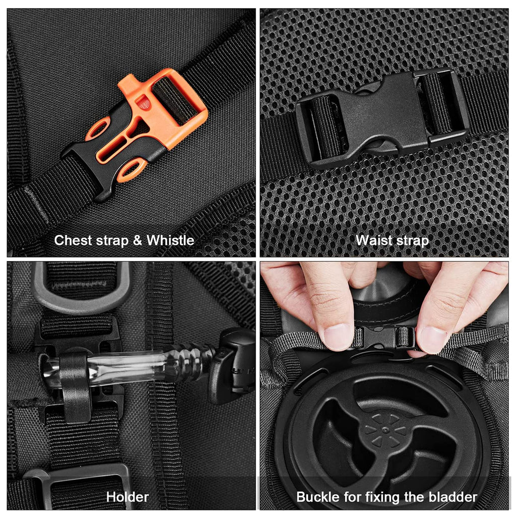 G4Free Military Hydration Backpack | 2.5L Bladder Tactical Molle Pack
