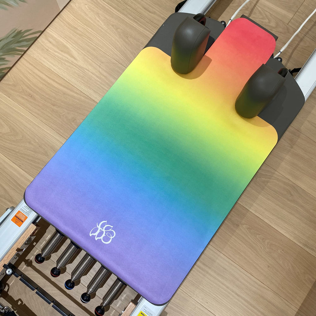 HavoBody Non-Slip Pilates Reformer Mat – Sweat Wicking Microfiber Cover