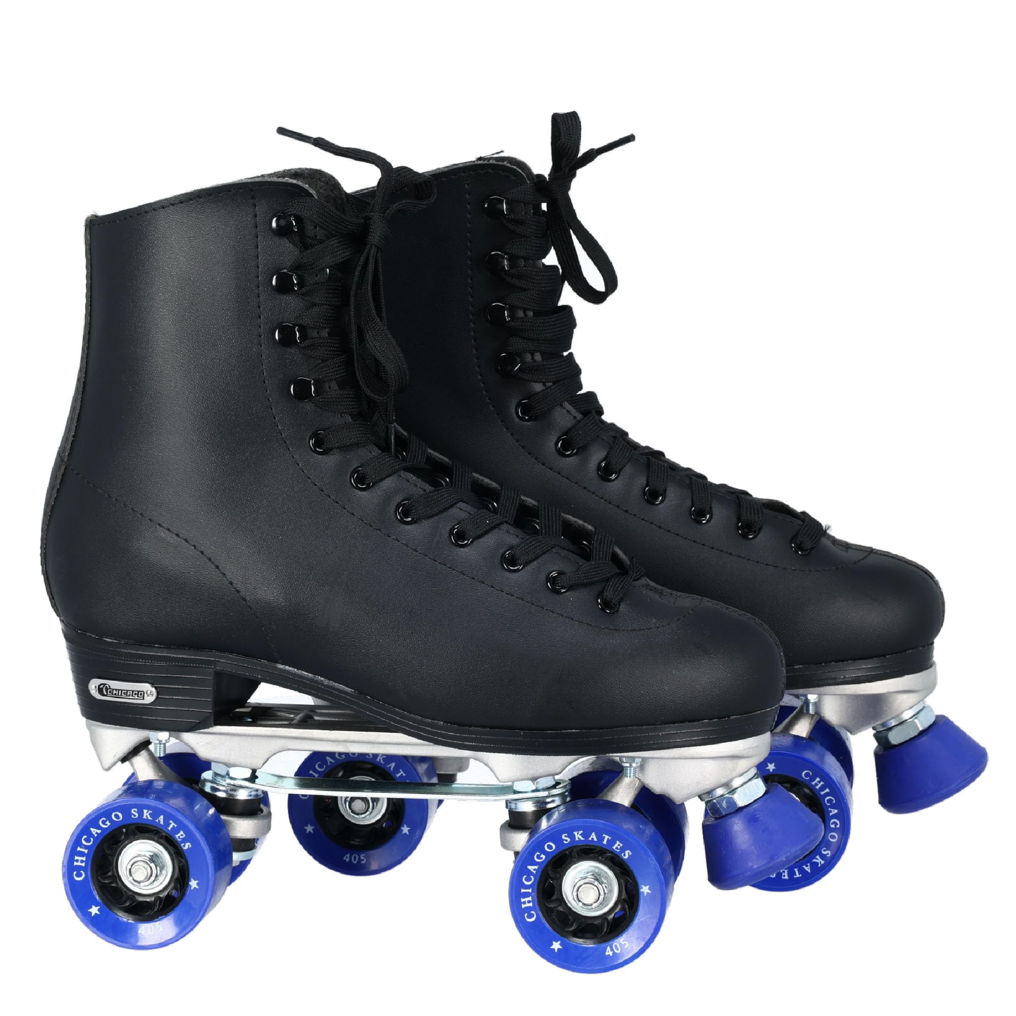 Chicago Skates Men's Classic Quad Roller Skates - Black Rink Skates, Size 10